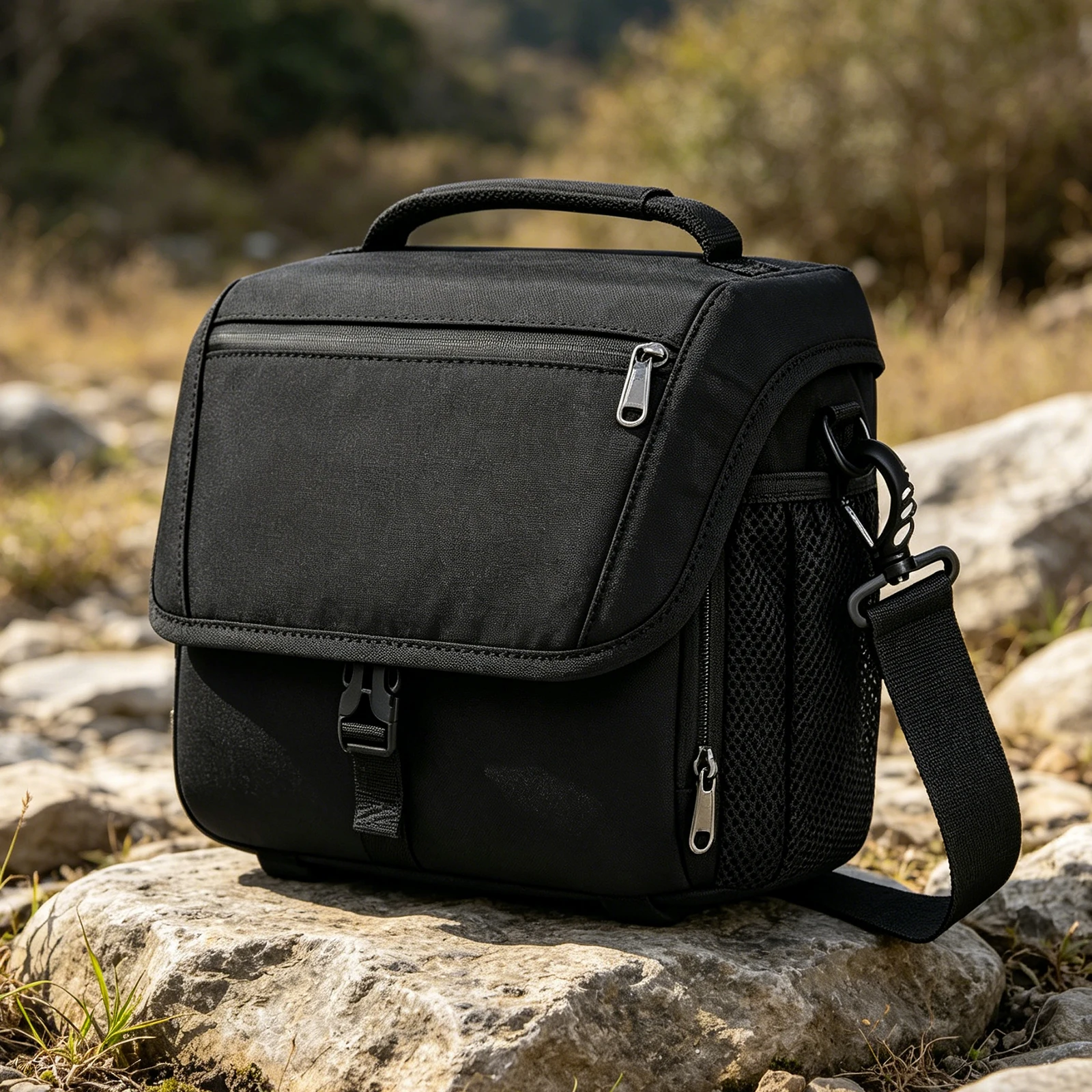 Compact Camera Shoulder Bags for Photographers with Rain Cover Digital Camera Bag Waterproof for Canon/Nikon/for Sony/Fuji