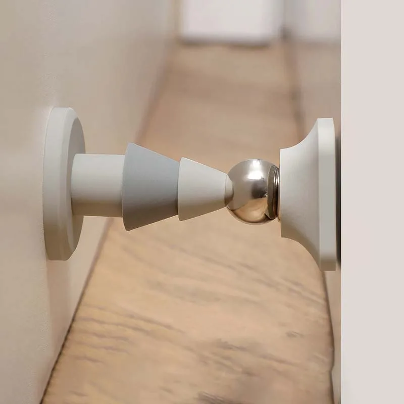 Door Suction Non-punching New Door Stopper Anti-collision Silicone Bathroom Door Fixed Household Strong Magnetic Quiet Door Stop