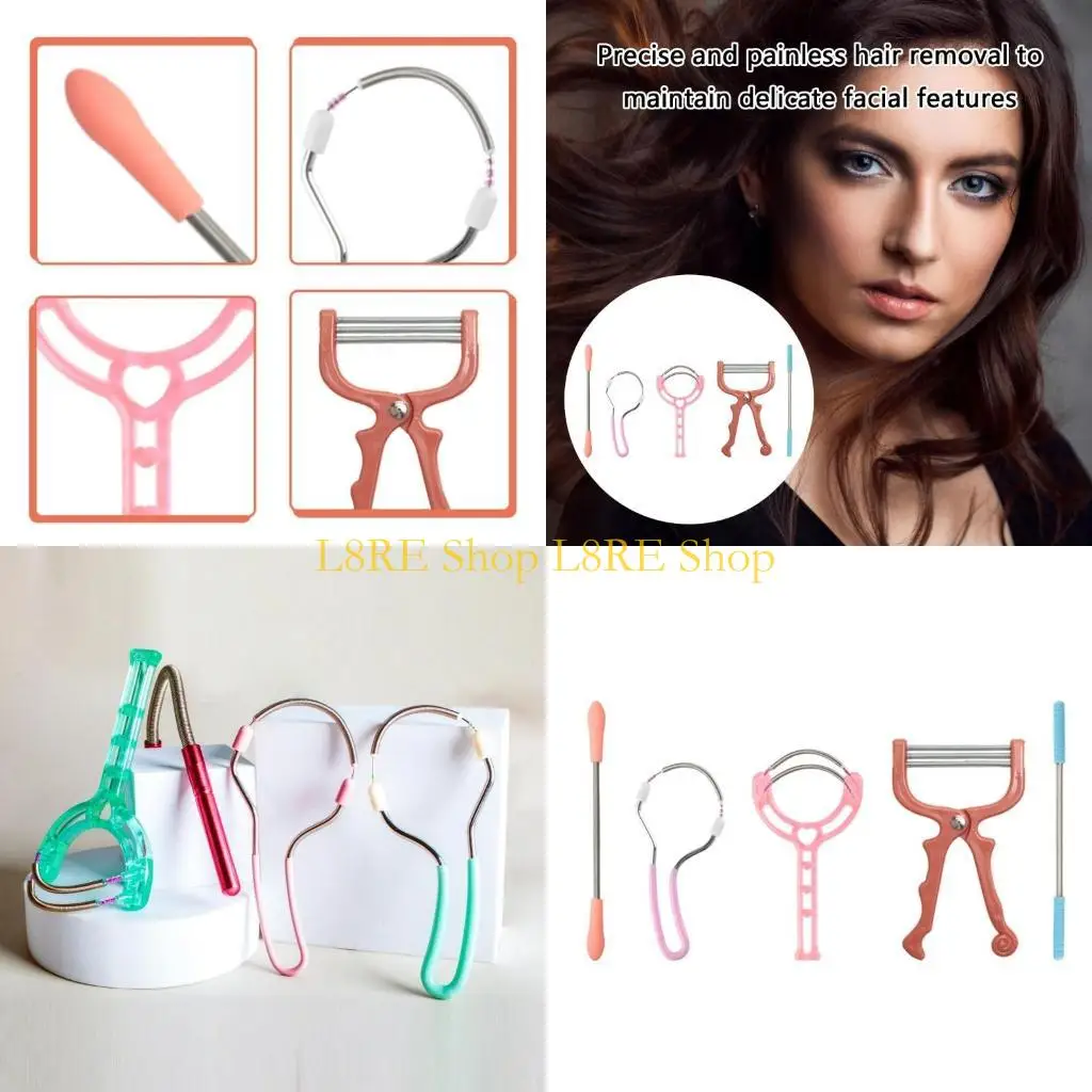 حزمة L8RE من 5 epilator من الربيع العملي لإزالة شعر الوجه السري