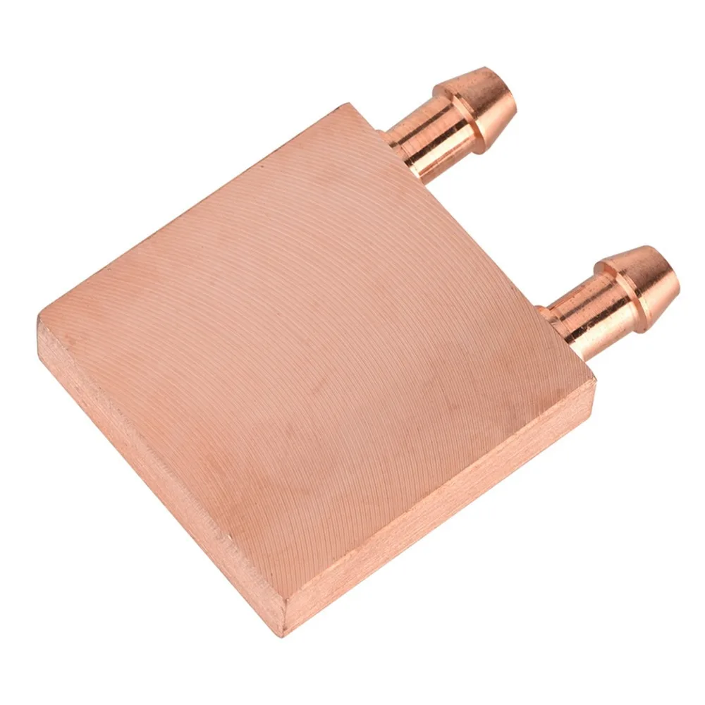 

Durable 40 * 40 * 10mm Water Cooling Block Copper High Performance Liquid Water Cooler Heat Sink System Radiator Heatsink