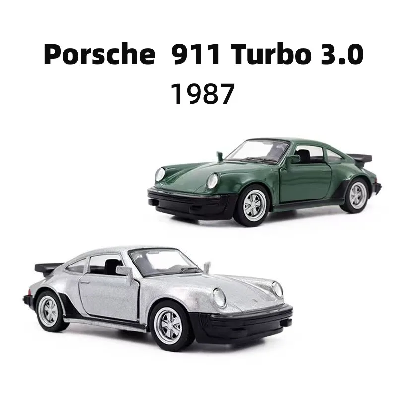 1:36 911 Turbo 3.0 QUATTRO M3 Car Toys Alloy Sports Car Model Diecast Metal Racing Car Vehicles Model Collection Baby Kids Gifts