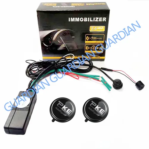 Imagen 1 del producto Sistema de bloqueo de motor de alarma de coche, inmovilizador inalámbrico Universal de 2,4G, circuito inteligente antisecuestro, corte de combustible, 12V, uso en vehículo