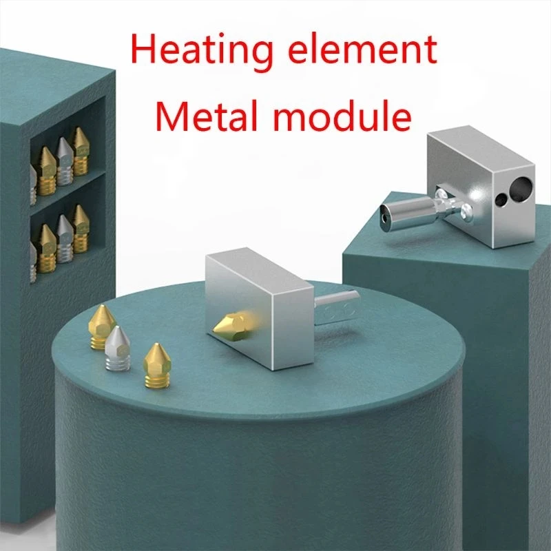 1ชุด V2 Extruder ชุด Hotend 0.4MM หัวฉีดสำหรับ Zortrax M200 3D เครื่องพิมพ์เครื่องทำความร้อน3D ชิ้นส่วนเครื่องพิมพ์หัว Extruders