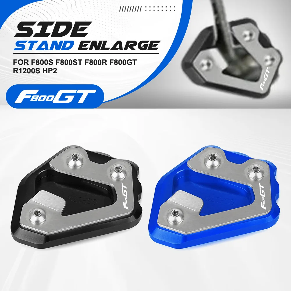 

For BMW F800S F800ST F800R F800GT R1200S HP2 Motorcycle CNC Kickstand Foot Side Stand Enlarge Extension Plate Pad F 800 R ST GT