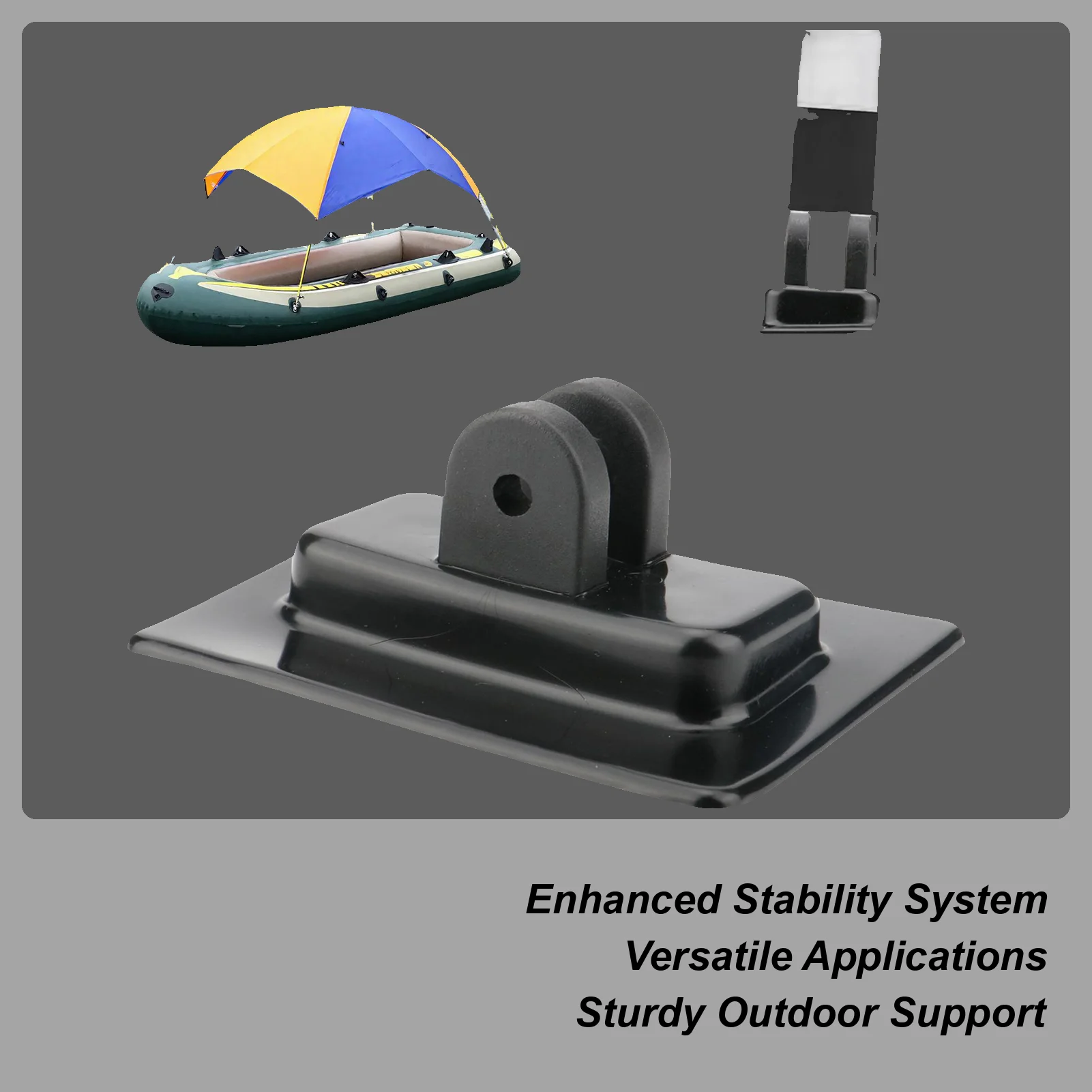 

Awning Bottom Bracket, Adhesive Weatherproof Base for Trailer Boat, Tent Replacement Parts Home Renovation