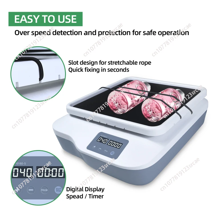 

For Liquid Shaking Mixing quiet orbital shaker LED Digital Display Digital Orbital Shaker Laboratory Equipment ABS Plastic