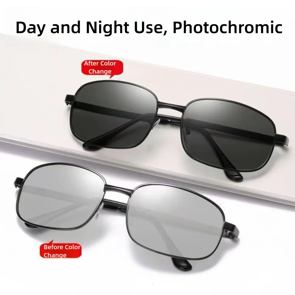 

UV Protection Photochromic Sunglasses Day and Night Use Ultralight Mens Sunglasses Driving Sunglasses Outdoor Activities