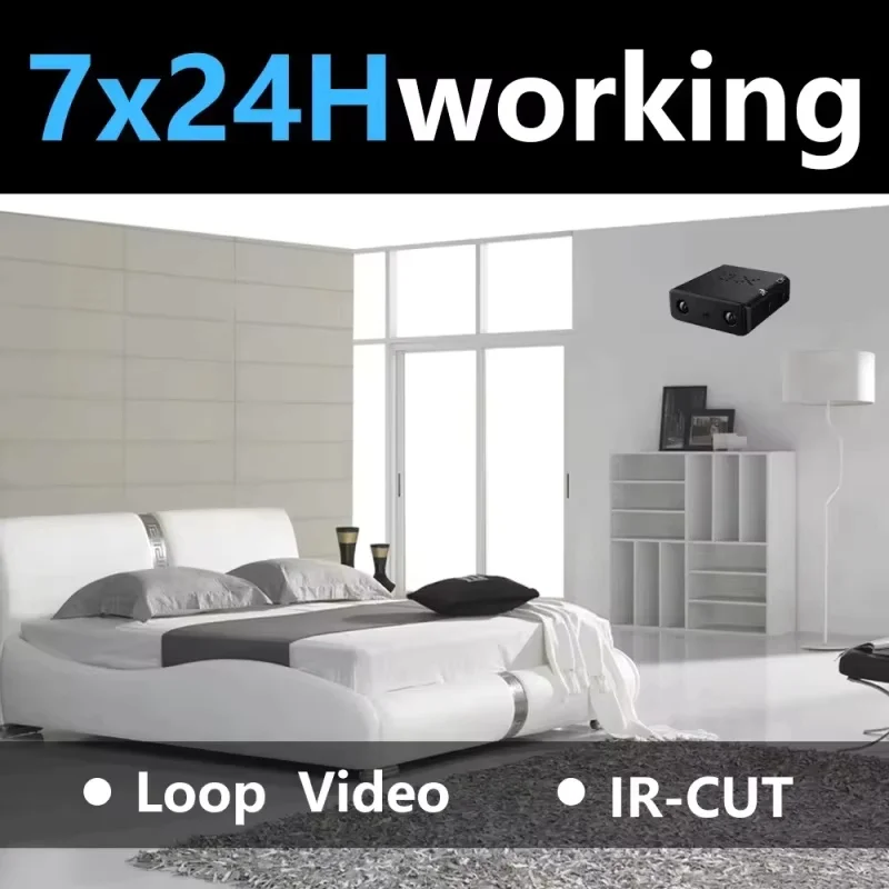 XD Mini Camera Full HD 1080P Surveillance Home Security Camcorder Night Vision Micro Cam Motion Detection Video Voice Recorder