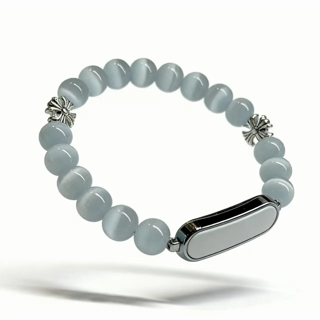 Smart Crystal Bracelet Accessory, Supports Heart Rate, Blood Oxygen Detection and Sleep Monitoring Tool