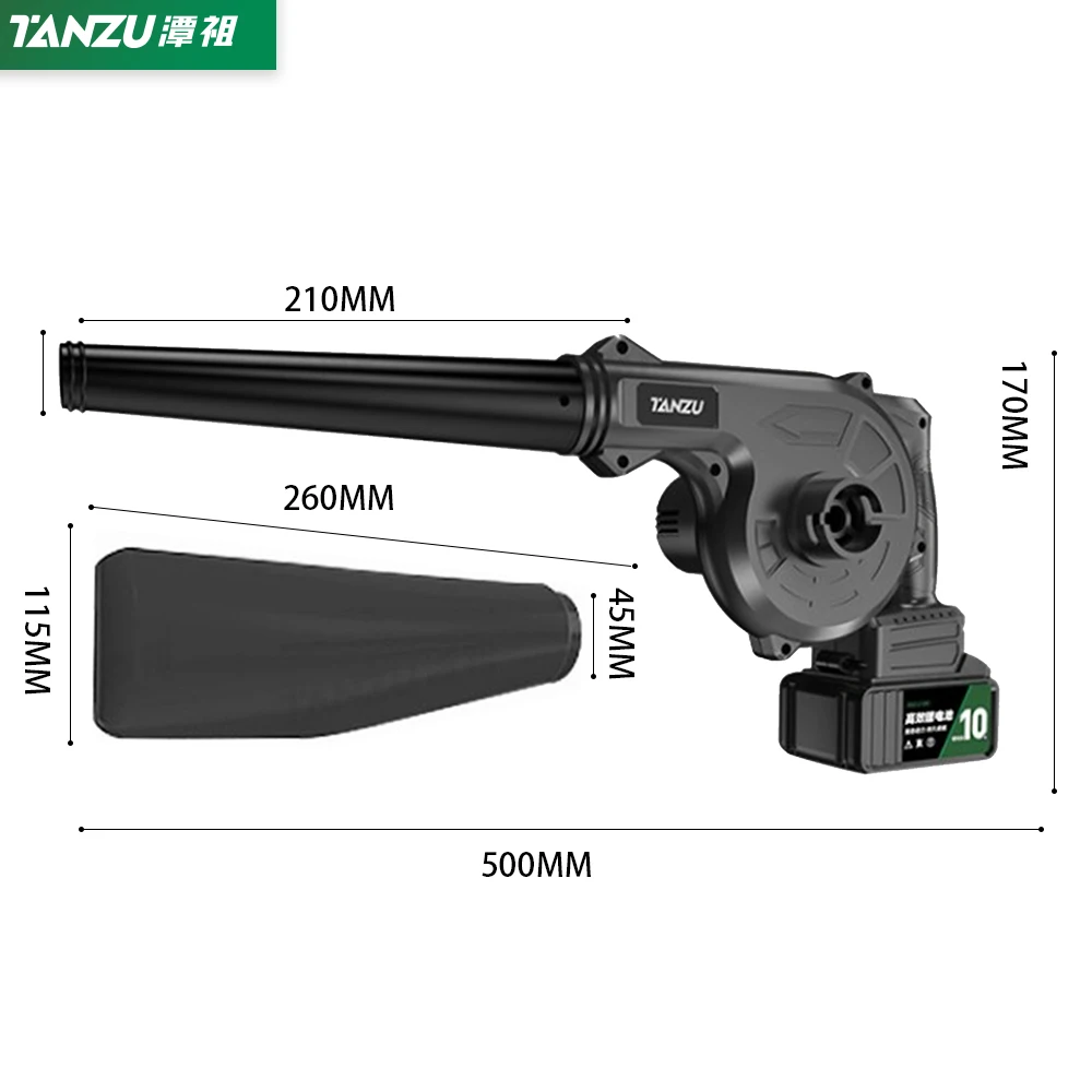 Cordless Blower 21V Garden Air Blowing Vacuum Clean Rechargeable Battery For Computer Cleaner Suction Leaf Dust Collector