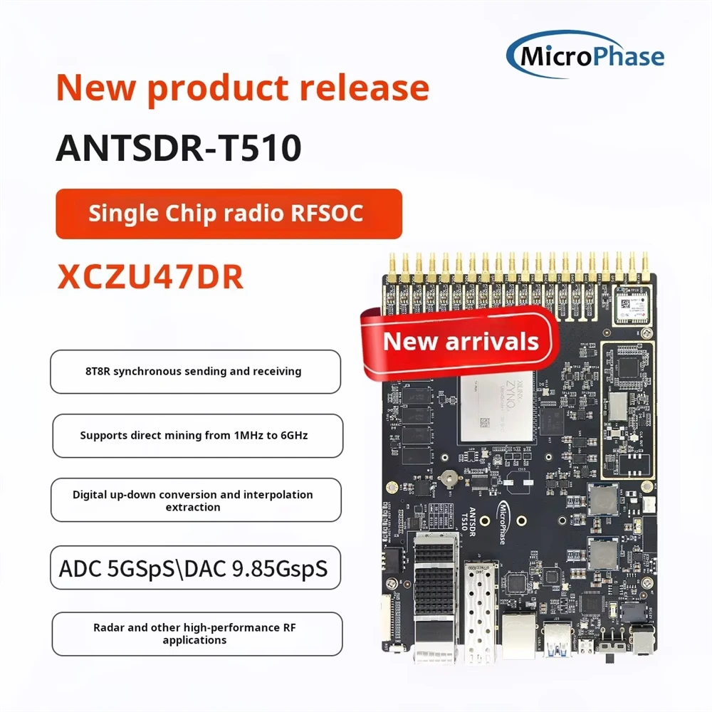 Hot Seller Microphase ANTSDR-T510 FPGA Development Board, Xilinx Zynq UltraScale+ RFSoC XCZU47DR New&Original in Stock