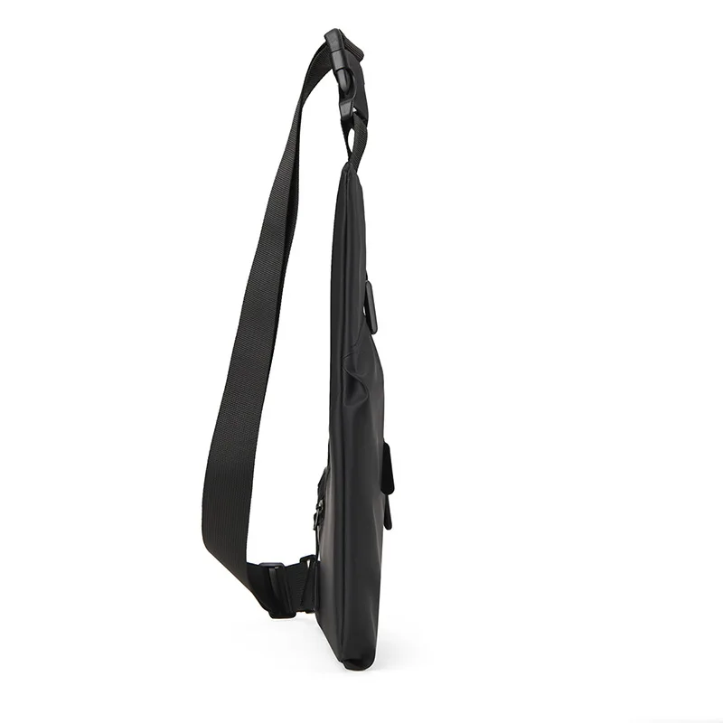 Waterproof Fabric Triangular Anti Theft Close Fitting Chest Bag Casual Leather Film Mens Bag Left Right Shoulder Cross Body Bags