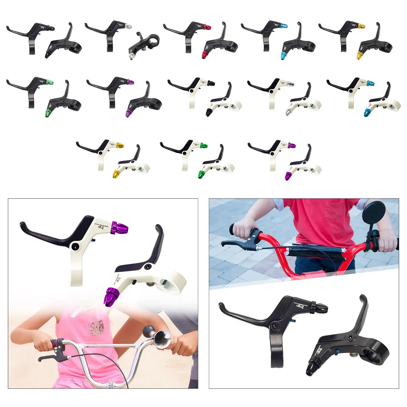 Kids Brake Lever, Brake Handle, Children Bike Cycling Brake Levers, Bike Spare Parts, Accessories