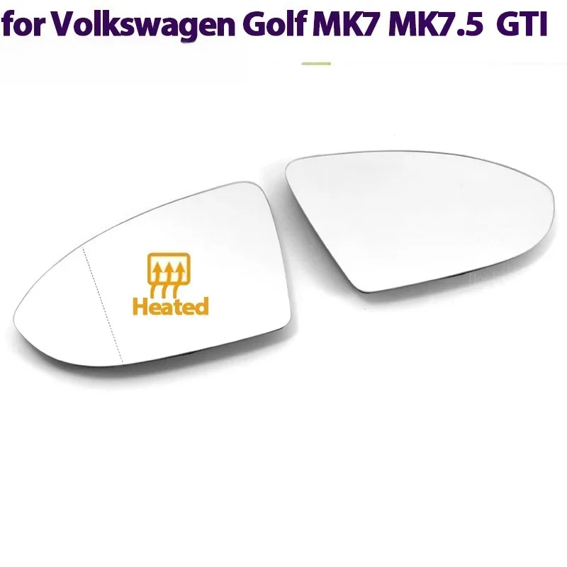 

Heating Side Mirror Glass Lens Door Wing Rear View Mirror Glass for Volkswagen VW Golf 7 MK7 / MK7.5 GTI GTD 2012-2021