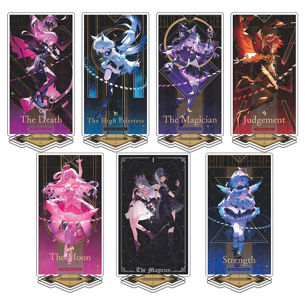 New Anime Hololive Acrylic Stand 15cm Shirogane Noel Murasaki Shion Usada Pekora Houshou Marine Figure Display  fans Gifts