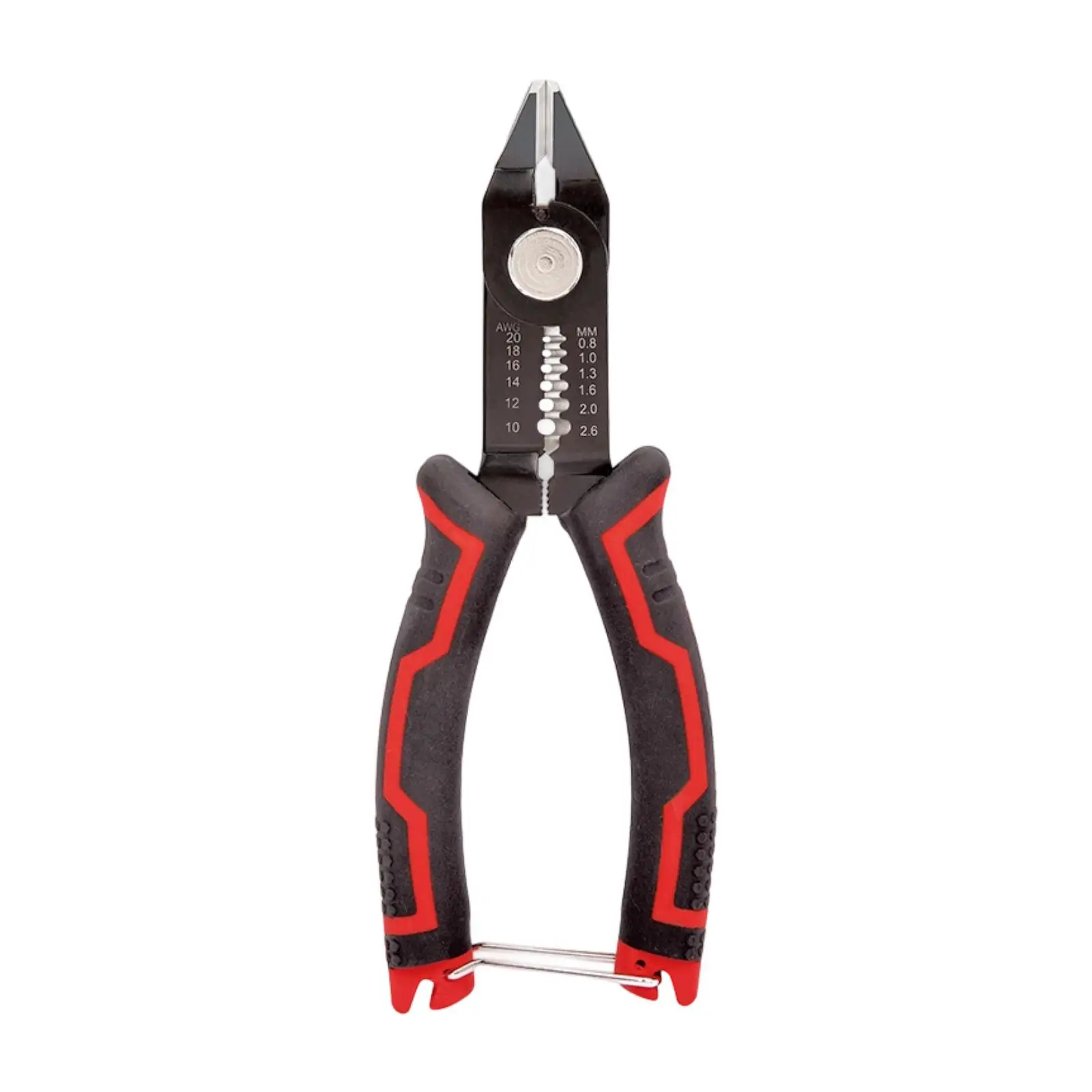 

Wire Stripper Crimps Strip Cutting Carbon Steel AWG 22-10, 0.8mm-2.6mm for Electrical Crimping Stripping Wire Splitting Joining