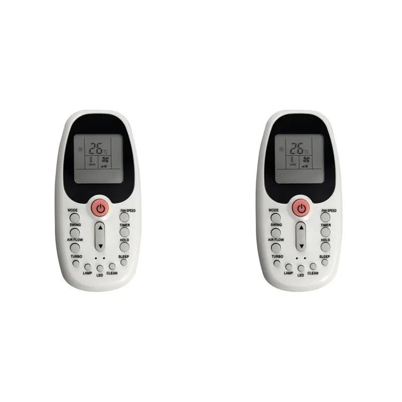 2X ZH/EZ-01 AC Remote Replace For Chigo Tornado Whirlpool Air Conditioner Remote Control ZH/EZ-01