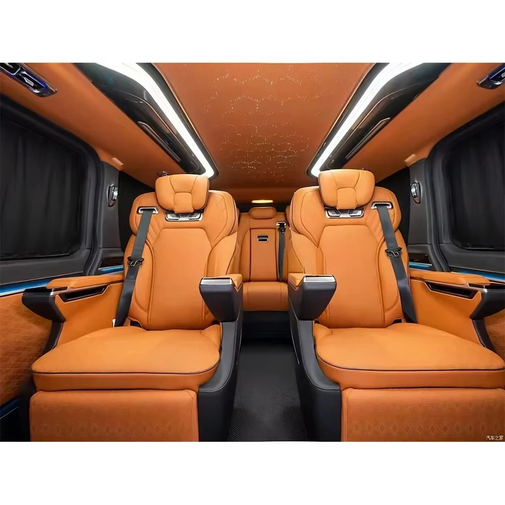 Luxury White Hiace Body Kits and Hiace Interior Accessories Leather Car Seats for Hiace Vehicle