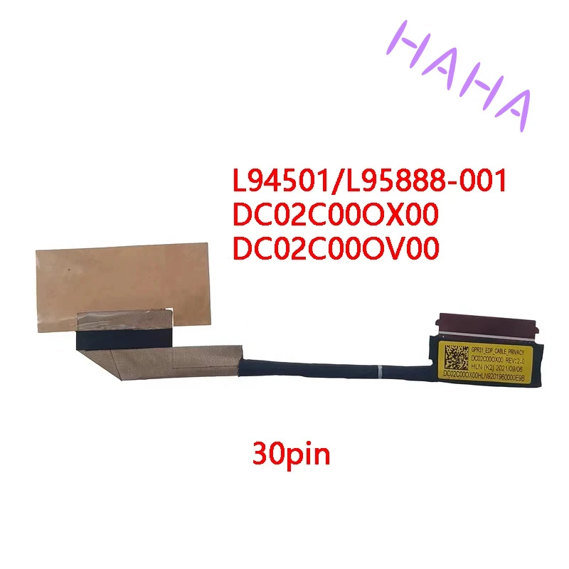 H+ 5pcs NEW Genuine Laptop LCD EDP FHD Cable For HP Envy X360 13-AY 13-BD 13-BD TPN-C147 C152 L94501/L95888-001 DC02C00OX00 OV00