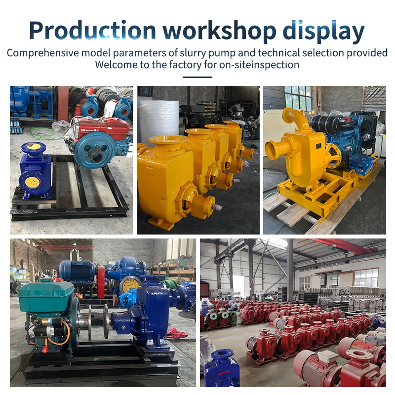 Bomba centrífuga autocebante para aguas residuales industriales, lodos de aguas residuales de 4 pulgadas 6, potencia de 55 KWHecho a medida por fabricantes