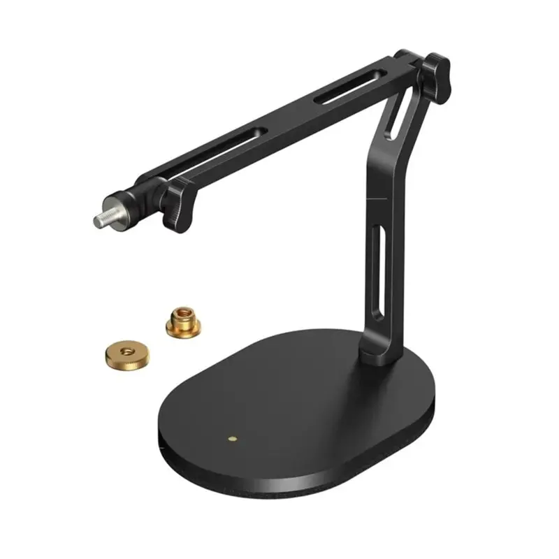 

FULL-Foldable Desktop Microphone Stand For SM7B AM8 K669B Mic Adjustable Metal Boom For Podcast Recording Streaming