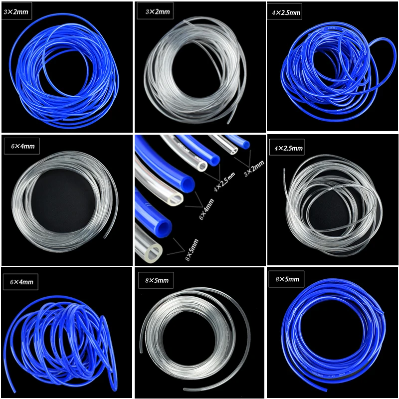 Dental Air Water Pipe 10M Blue Polyurethane Pu Materials Tooth Cleaning Machine Vortex Pedal Water Pipe Tool Materials