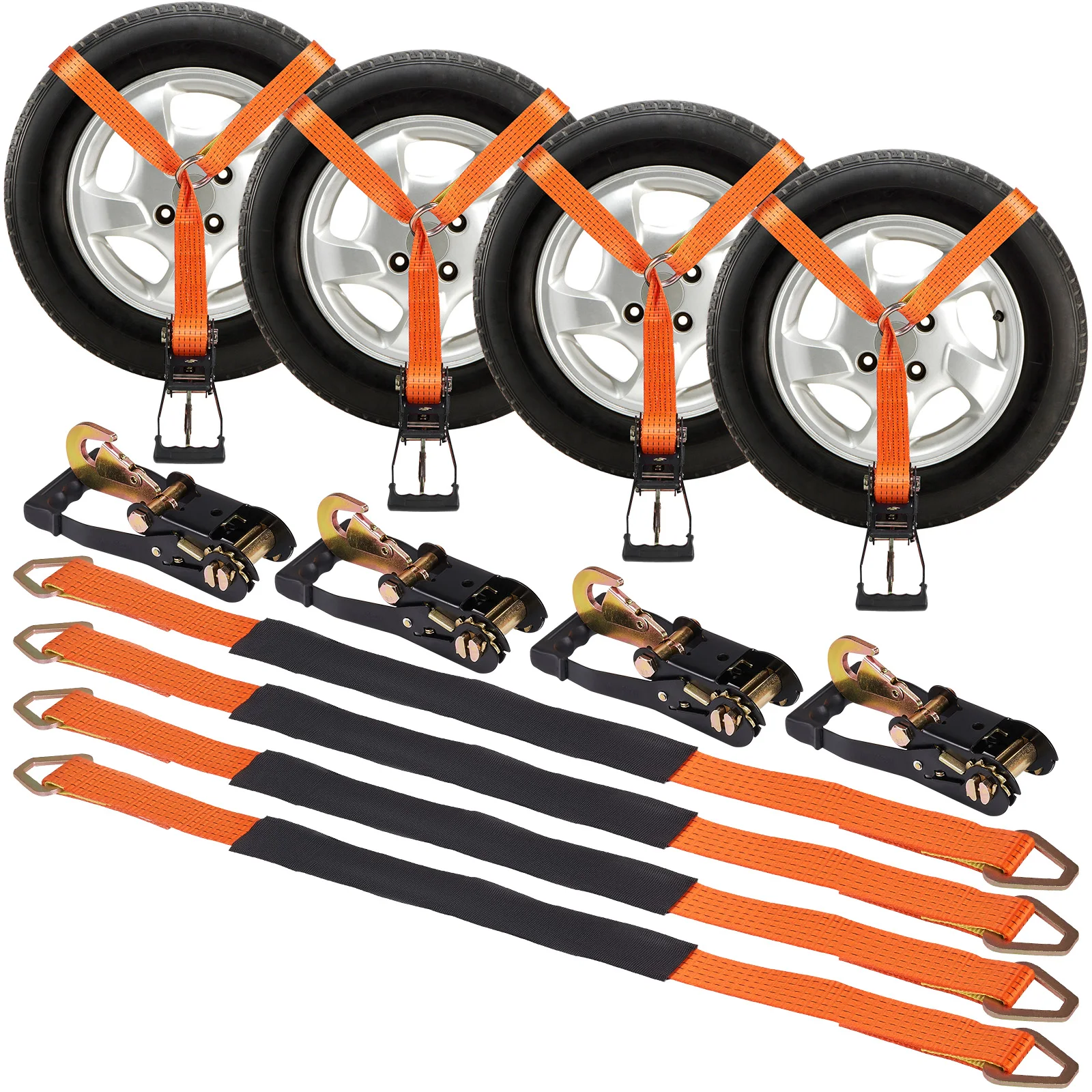 VEVOR Ratchet Tie Down Straps Kit 2