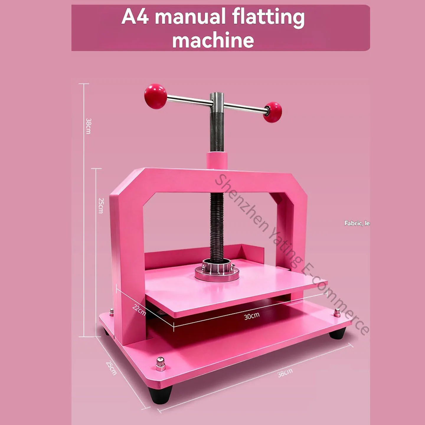 A4 Manual Flattening Machine Handmade Manual DIY Adhesive Fabric Leather Sample Knife Mold Stamping Die-cutting Machine