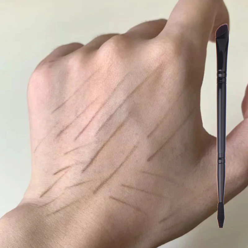 Blade Eyeliner Brush Thin Fine Angle Oblique Silicone Eyebrow Brush Under The Eyes Place Precise Detail Brush Makeup Beauty Tool