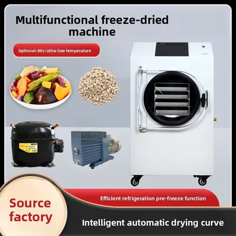 

Vacuum Freeze Dryer, Pet Fruit Food, Vegetable Experiment, Commercial Intelligent Control Warm Freeze Dryer
