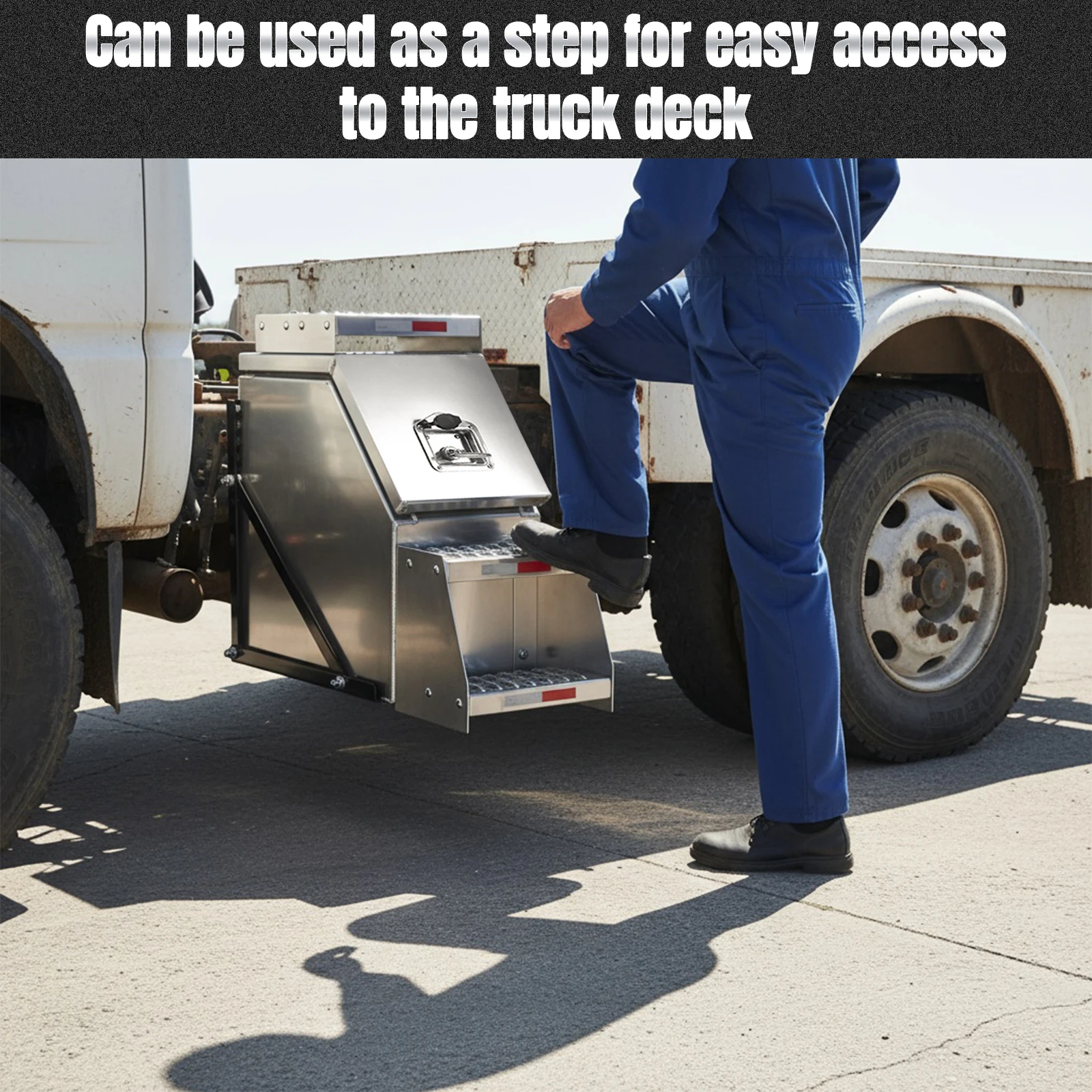 

Всепогодный запираемый ящик для хранения 12/23 дюйма, инструментальный ящик для полуприцепов с Т-образной ручкой и замком, совместимый с Peterbilt и другими марками