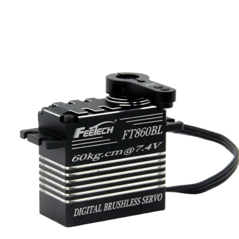 Feetech ft860bl 70kg, alto torque, sem escova, à prova d'água, servo digital para escalada, carro, robô, placas de driver de motor industrial