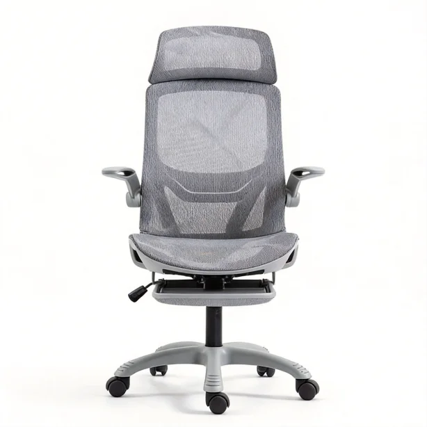 & Ergonomic Modern Fabric Mesh Back Office Chair Adjustable Height Swivel Design Breathable Task Chair Home Hospital Living Room