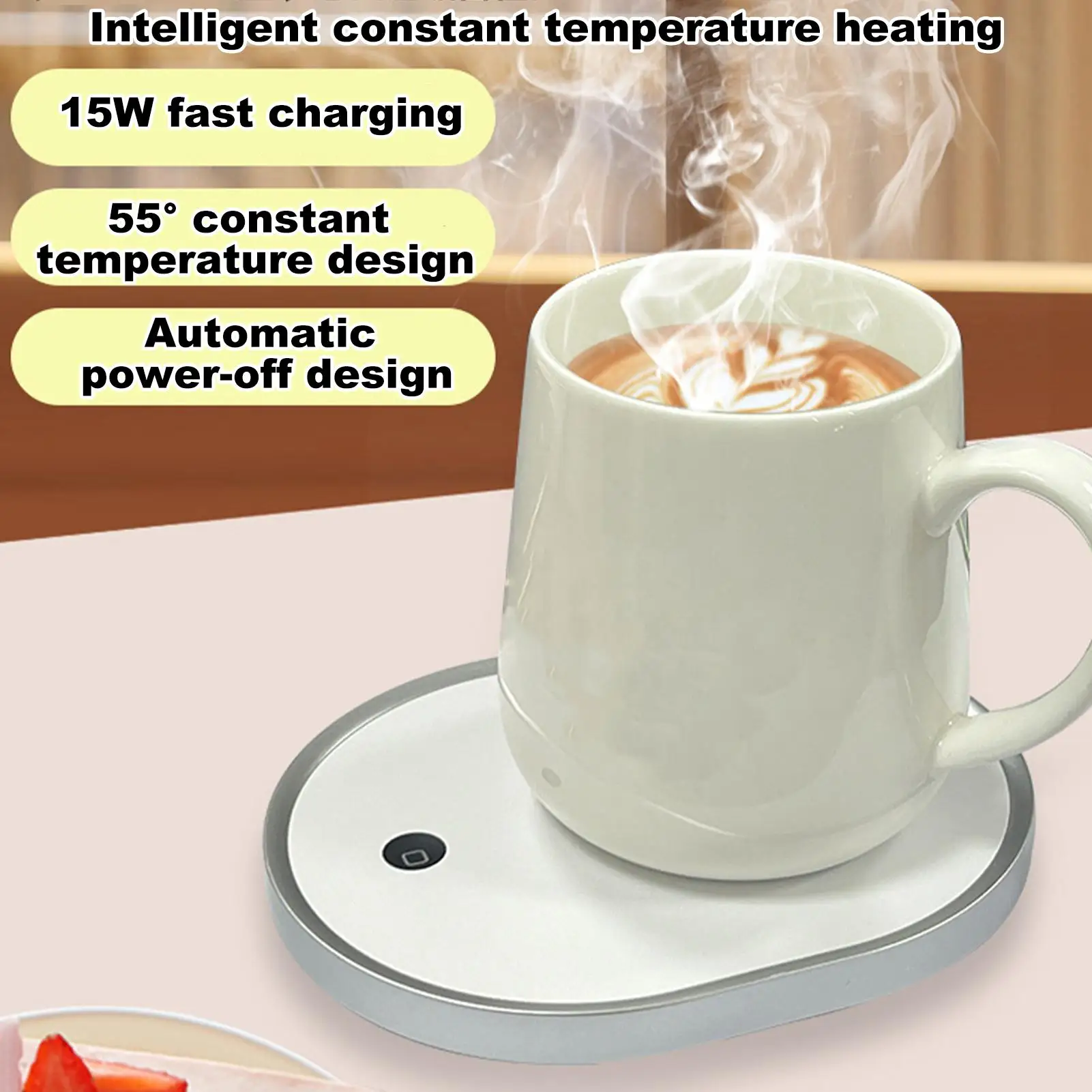 

Подогреватель кофейных кружек Беспроводная беспроводная грелка для кружек Умная грелка для чашек Быстрый подогреватель чая Нагреватель кружки Быстрый подогреватель кофе