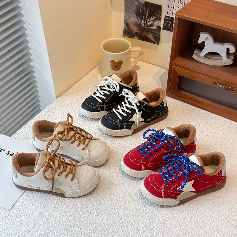 

2025 NEW Children's Anti-Slip Fashionable Leisure Running Shoes Casual Fall New Style Boys and Girls Matching