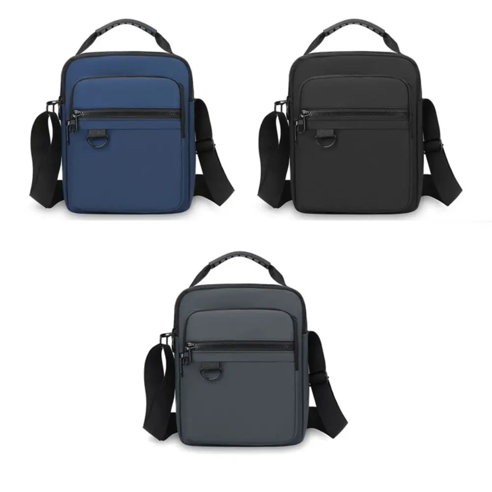 Oxford Material Messenger Sling Bags Zipper Closure Simple Design Crossbody Pouch Small Size Durable Side Shoulder Bag Travel