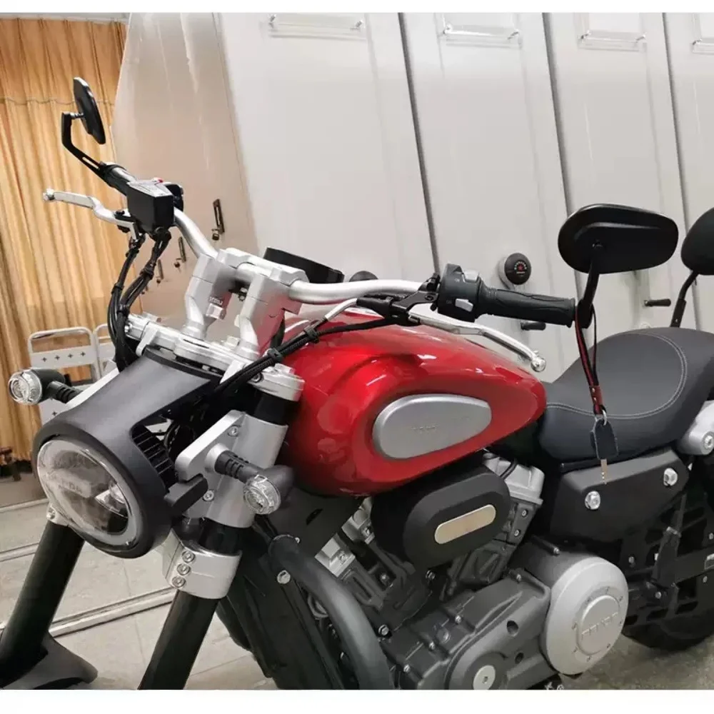 Folding rearview mirrors for QJMOTOR SRV500 SRV-500 modified reversing rearview mirror, handlebar mirror, side handlebar mirror