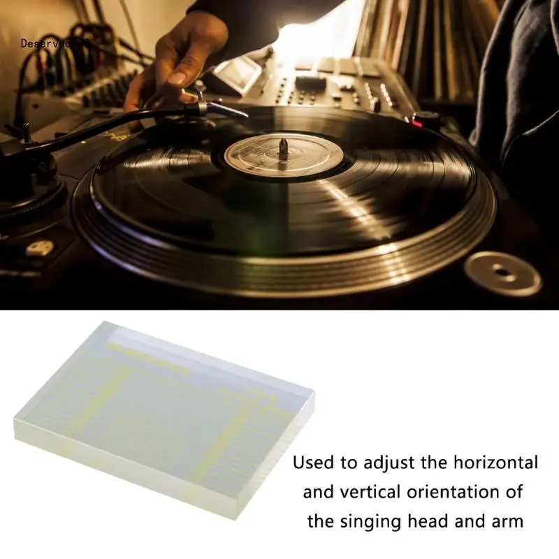 Vertical Trackings Block VTA& Azimuth Gauge For High Precise Tonearm And Cartridge Adjustment On Turntables