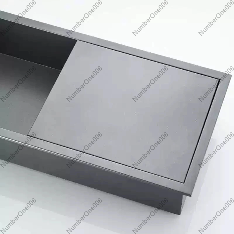 

304 Stainless Steel Concealed Wall Niche Matte Black Wall Recessed Box Hotel Recessed Black Shower Niche Embedded