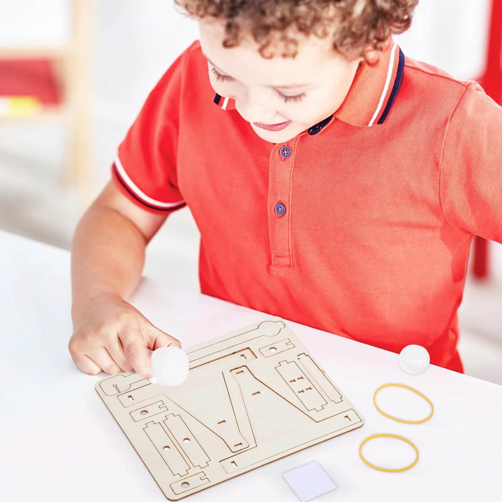 Kit de Catapulta de Madeira DIY para Crianças: Construa um Mini Trebuchete, Explore a Física, Ciência, Educação e Criatividade