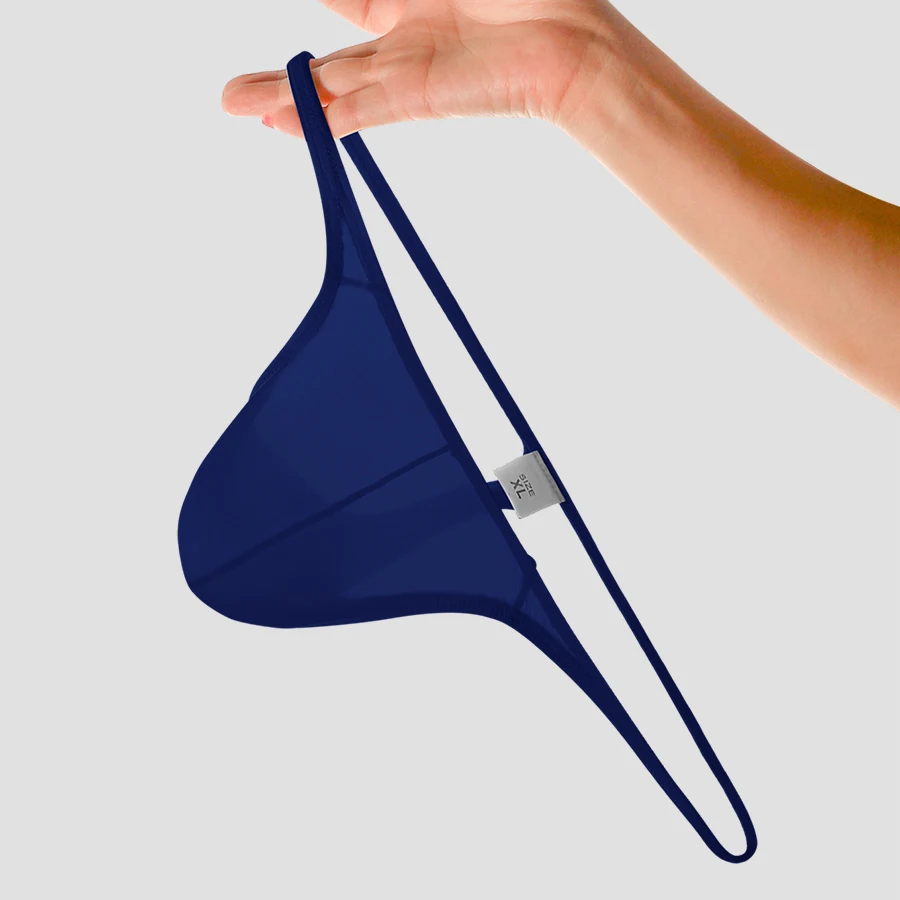 سراويل رياضية ضيقة ومثيرة مرنة على شكل حرف U بلون سادة منخفضة الخصر للرجال، ملابس رياضية مكشوفة للأرداف من الحرير الجليدي #5