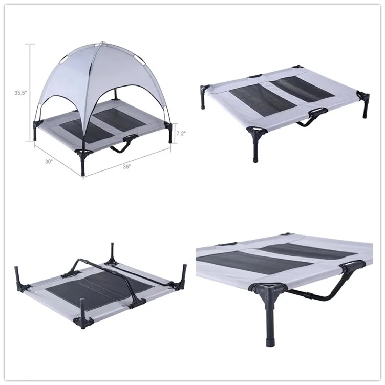Pet outdoor products sunshade pet tent brown/grey Random color