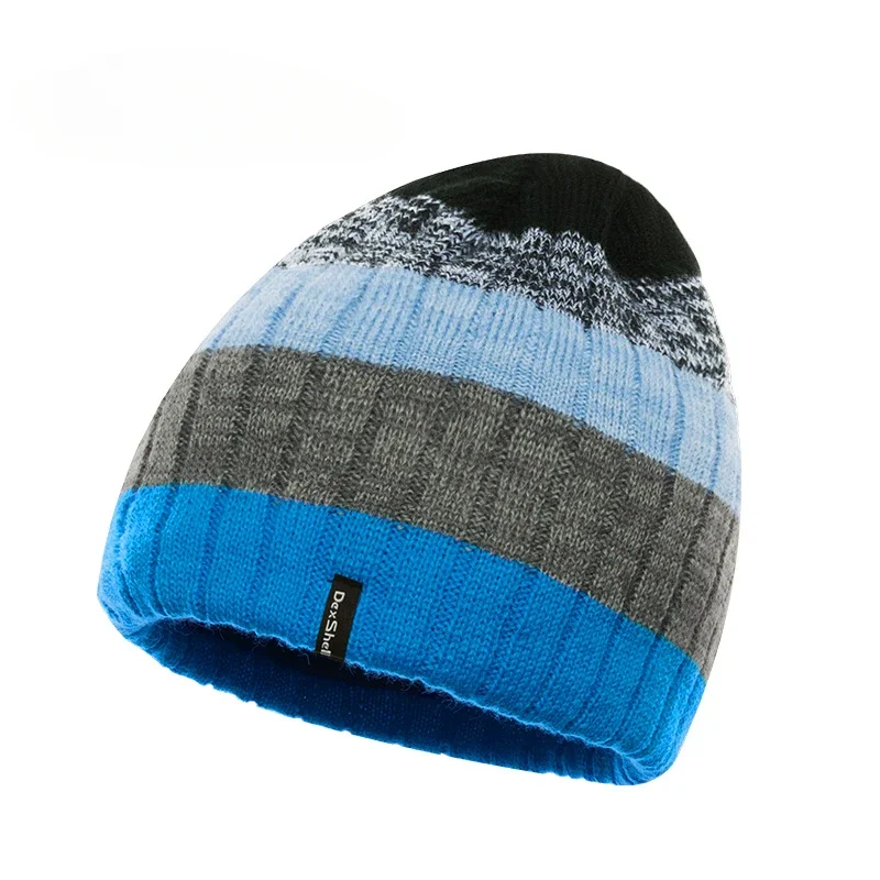 Waterproof, Breathable, Breathable, Knitted and Flanged Men's and Women's Outdoor Hiking Windproof Snow Hat DH332