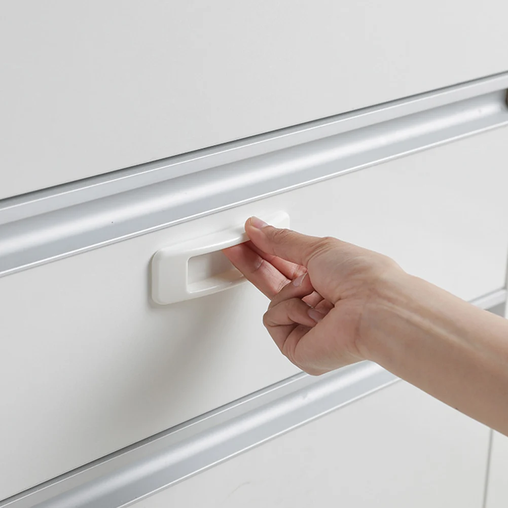 

20pcs Stick On Door Handles Adhesive Cabinet Pulls No Drill Required For Wardrobe Cupboard Drawer Furniture Pull Handle Adhesive