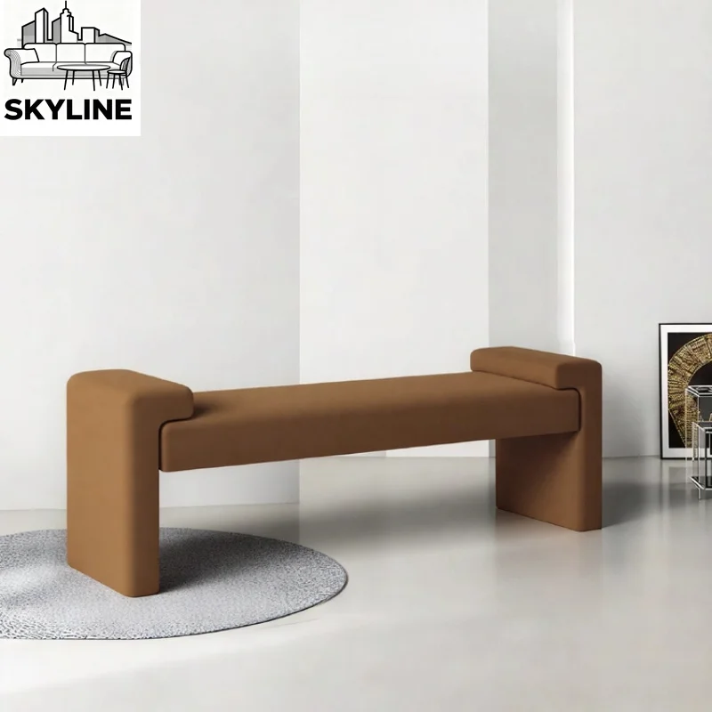 Designer Multi-scene Minimalist Bench, Dual-purpose Stool for Entryway Shoe Changing & Bedroom Bedside