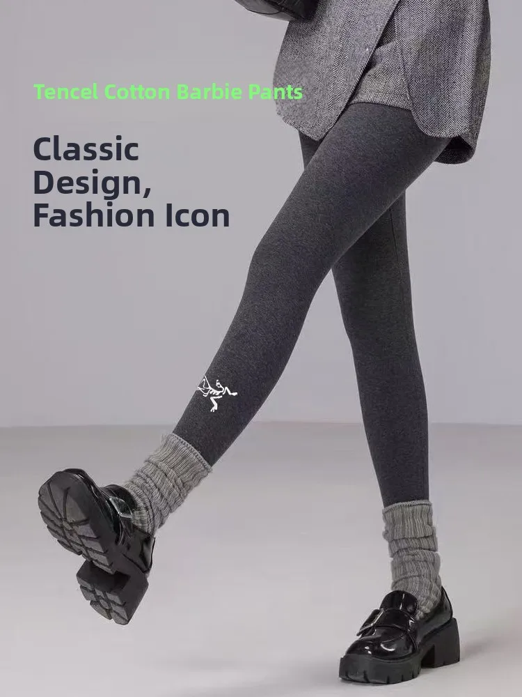 Pantalon de Yoga taille haute doublé pour femme, vêtement d'extérieur, chaud, amincissant, couche de Base, décontracté, neuf pièces, automne hiver