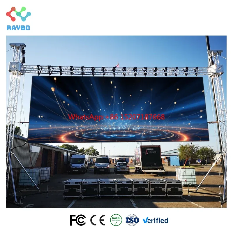 Rayboled P2.5 SMD Outdoor Indoor Bühne Hintergrund Party Event hängen Auditorium Vermietung LED TV Video Display Panel Modul Bildschirm