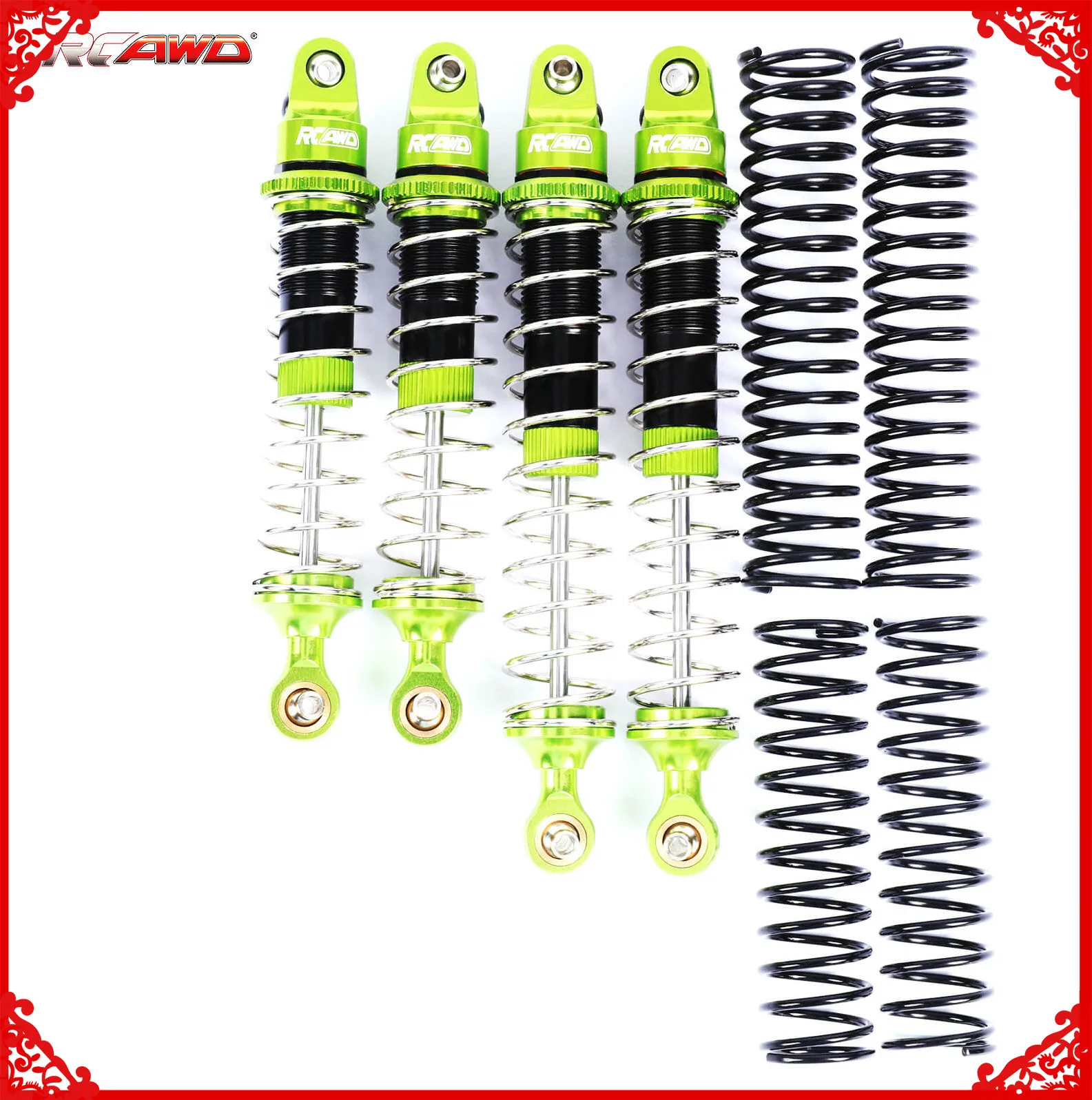 

Aluminum Front and Rear Shock Absorber for 1/10 Losi Baja Rey 4WD / Hammer Rey U4 Rock Racer Upgrdes part