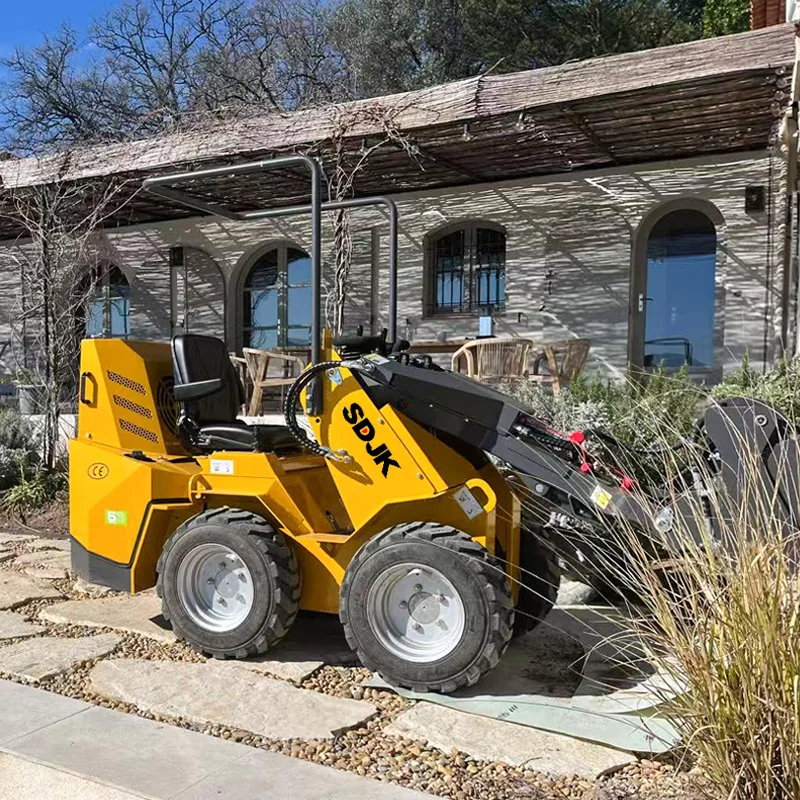 

Колесный погрузчик SDJK с дизельным двигателем Евро-5, сертификация EPA, сельскохозяйственный компактный погрузчик, индивидуальный мини-погрузчик с бортовым поворотом, быстрая доставка