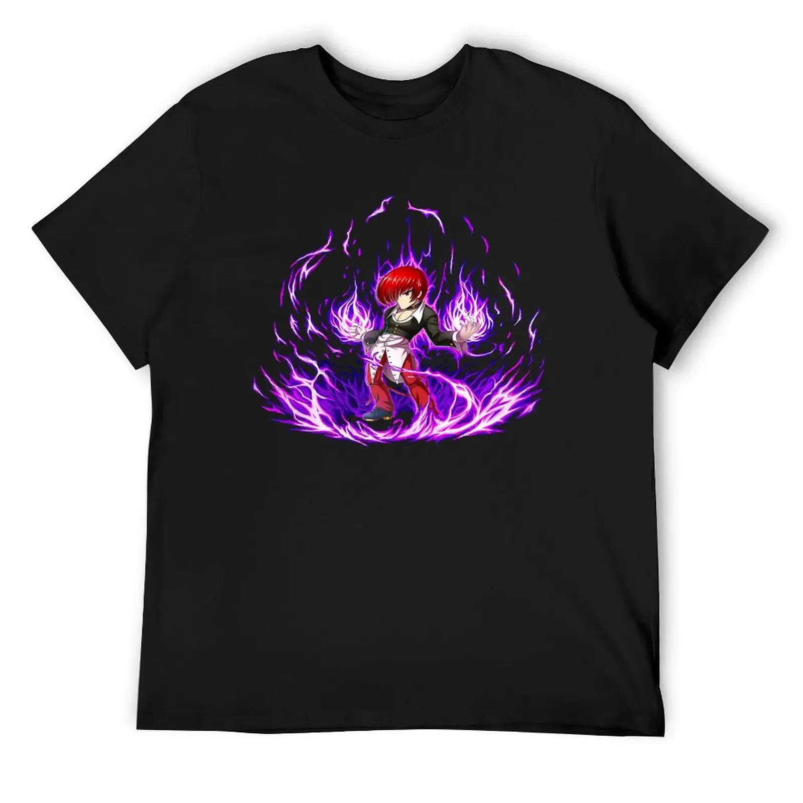 

Funny Graphic Gift Special Present Iori Yagami Ready Retro Wave T-Shirt